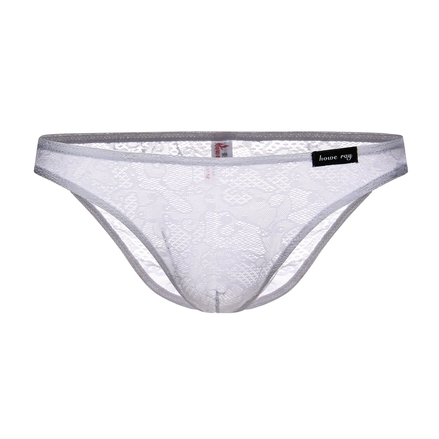 Roupa interior respirável de cintura baixa masculina, cuecas sexy de ...