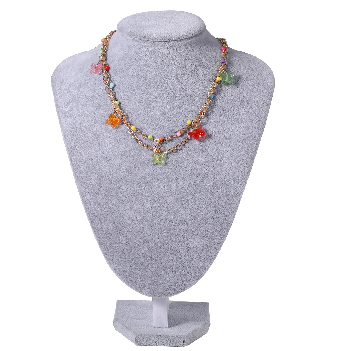 Женское многослойное Ожерелье бабочка | Ожерелья