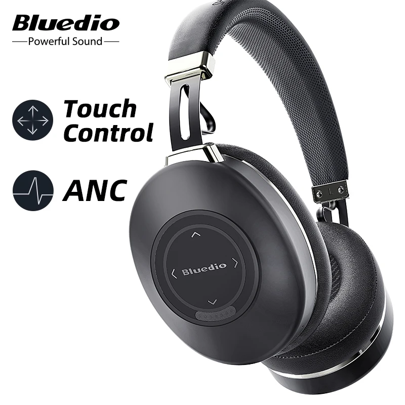 Bluetooth Headphones Earphone ANC Wireless Headset Bluedio H2 HIFI Sound Step Counting SD Card Slot Cloud Function Smart APP