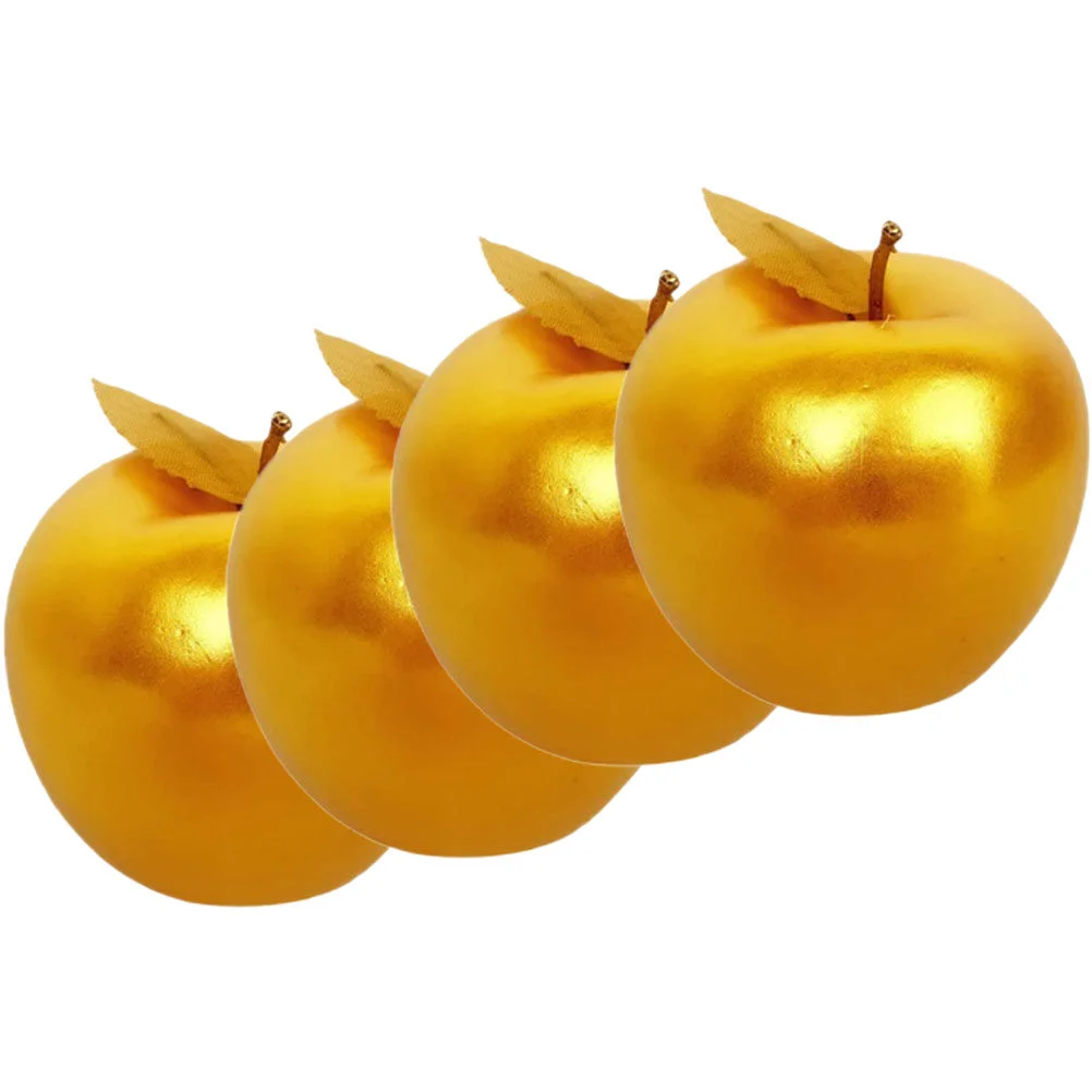 

Fake Realistic Fruit Model Decoration Foam Apple Lifelike Apples Decors Artificial Simulation Shape Ornaments Christmas Toys