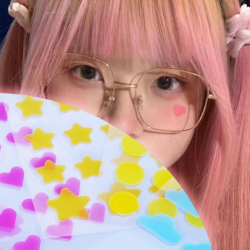 

Новые наклейки-патчи со звездами и прыщами, ослепительный красочный мерцающий консилер для удаления пятен на лице, наклейка для ухода за кожей, инструмент для красоты и макияжа