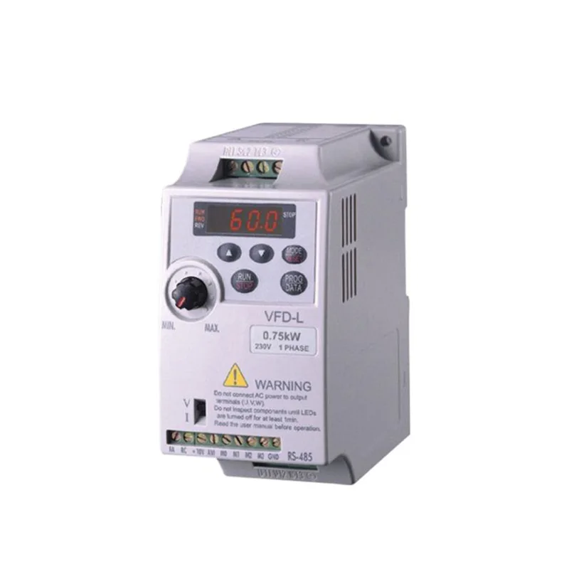 New 3Ph 380V 600Hz 0.75Kw 1HP 3A VFD VFD007V43A-2