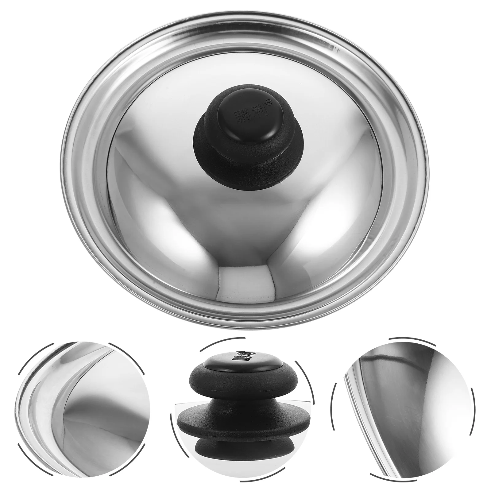 

Cover Stir Fry Pan Stainless Frying Pan Small Lid Pan Stainless Steel Cookware Stainless Steel Pot Lid Bucket Lid Pan Lids