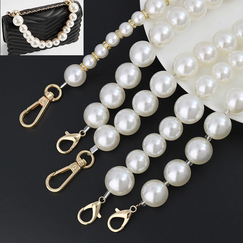 

Pearls Chain Strap Fashion Accessories For Handbags Handles For Handbag Imitation Pearl Bag Chain Mobile Phone Lanyard