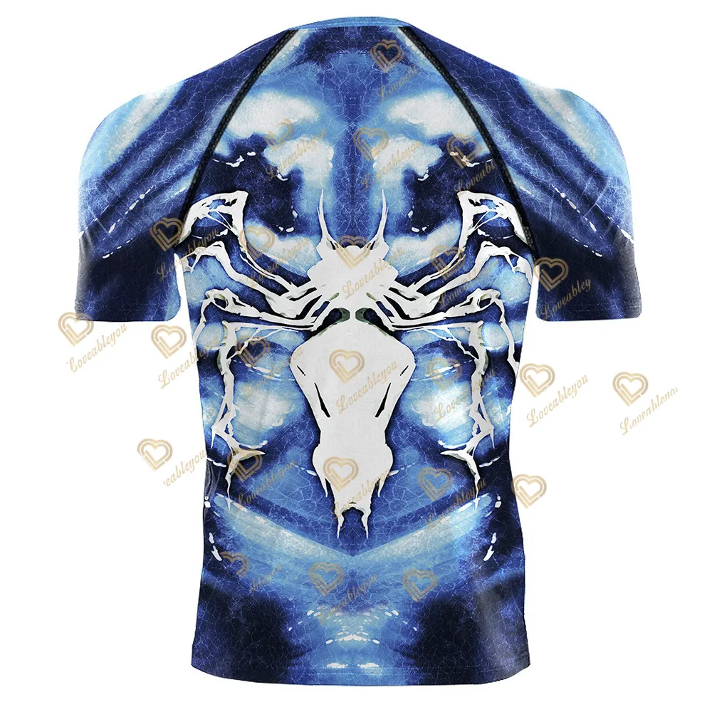Spiderman T Shirt Men Summer Fitness Tops Superhero Avengers Cosplay Clothing Tees 3D Anime Camiseta Newest Harajuku Tshirts