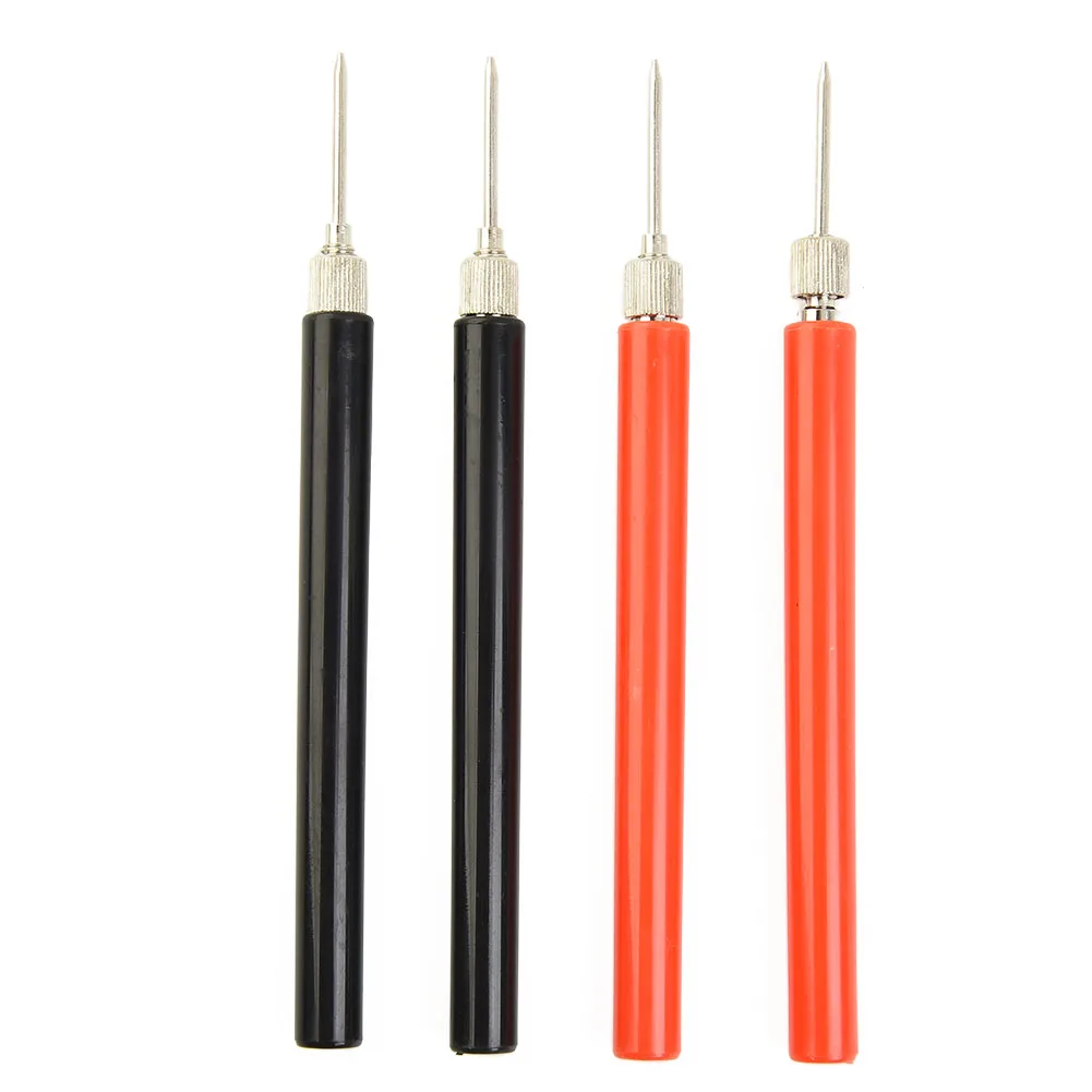 

Universal Probe Tip Probe Heads Workshop Multimeter Replacement Spring Test 128mm 4PCS/Set Connector Hook Wire