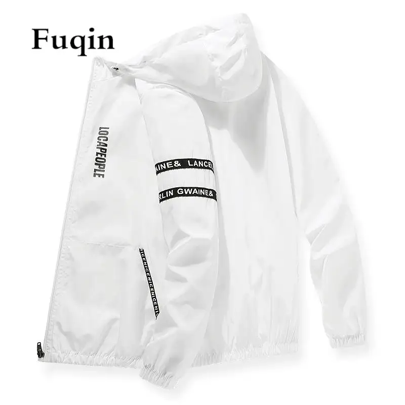 Однотонная мужская бейсбольная весенняя куртка с принтом на молнии деловая