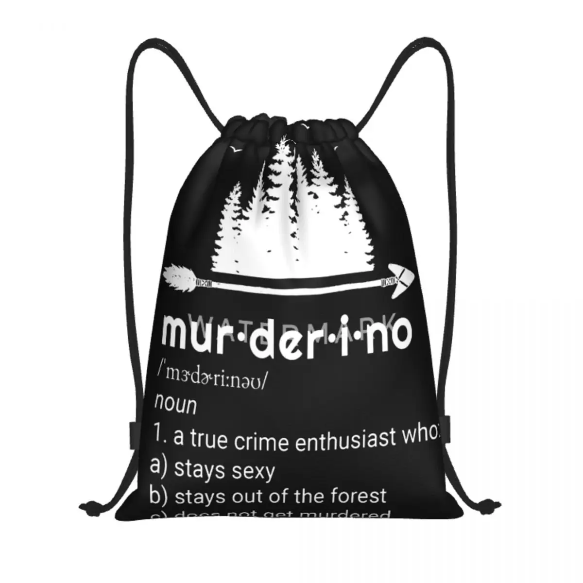 

Мужской рюкзак на шнурке, с мешочком на шнурке