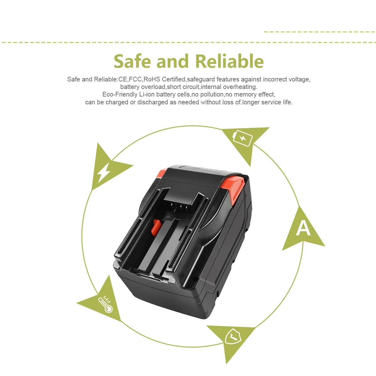 Фото Литий-ионный аккумулятор 28 В, 6,0 Ач для аккумуляторной батареи MILWAUKEE M28 V28 Power 48-11-2830, 28 В №3