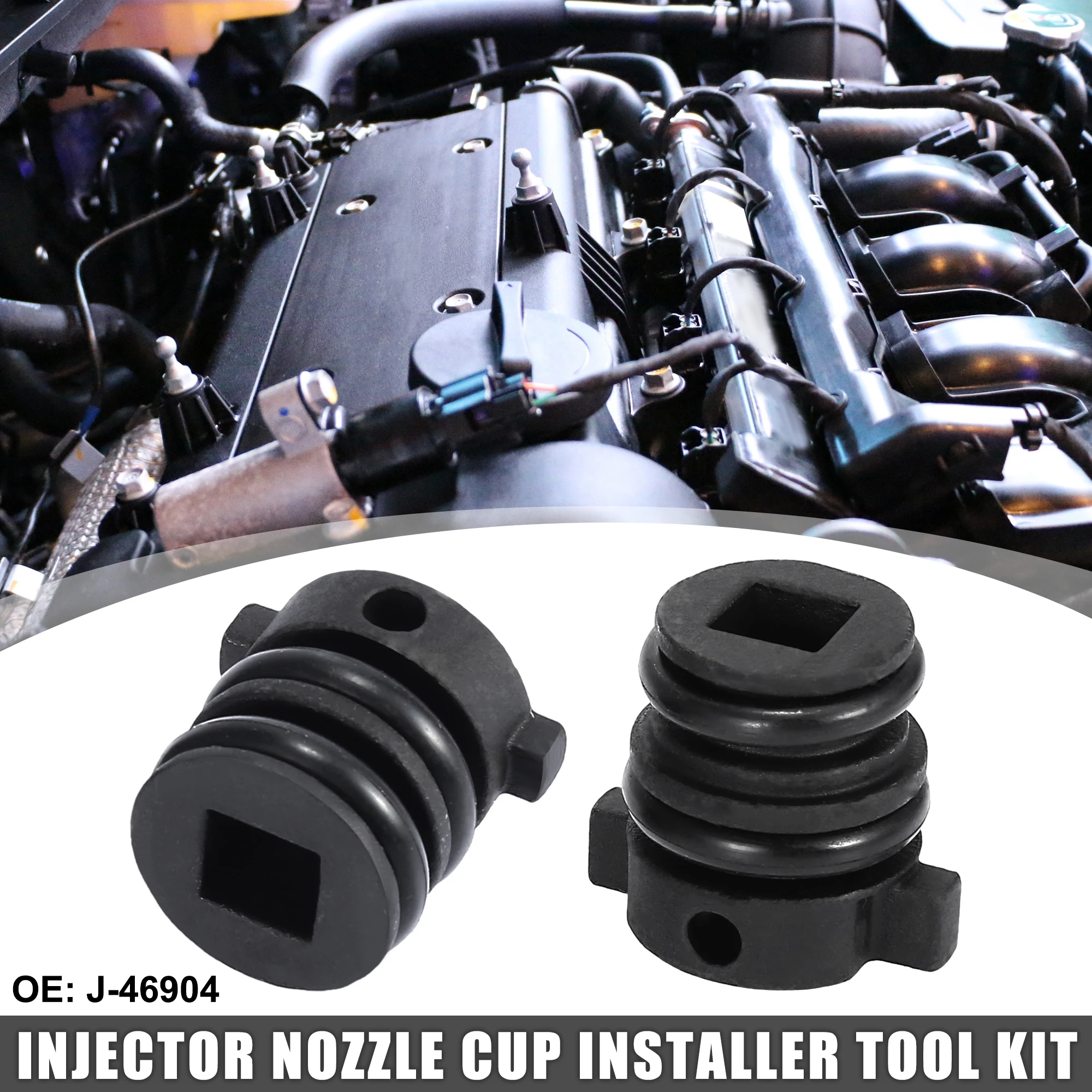 

X Autohaux Инжекторная чашка для удаления инжектора, набор инструментов для установки для Детройта, дизельного топлива серии 60, заменяемая зеркальная Форсунка для инжектора, чашка