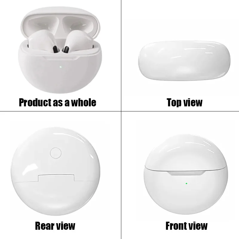 Оригинальная Беспроводная Bluetooth-гарнитура Pro6 Mini спортивные наушники True Wireless Game