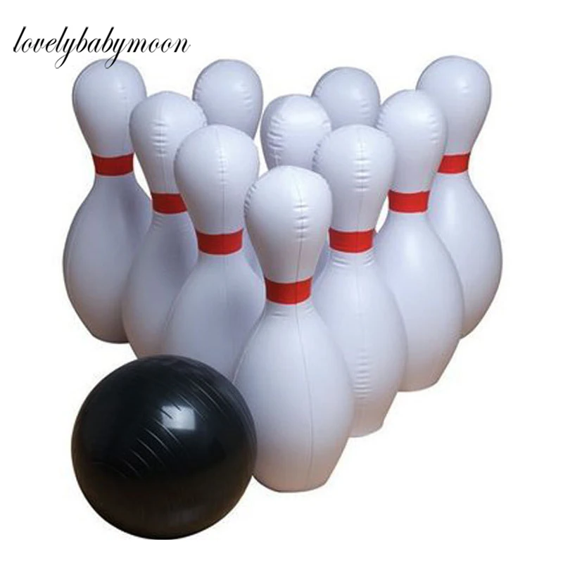 

Детский гигантский надувной боулинг набор для взрослых уличные спортивные игрушки для упражнений семья Газон Двор игры Родитель Ребенок интерактивные игрушки