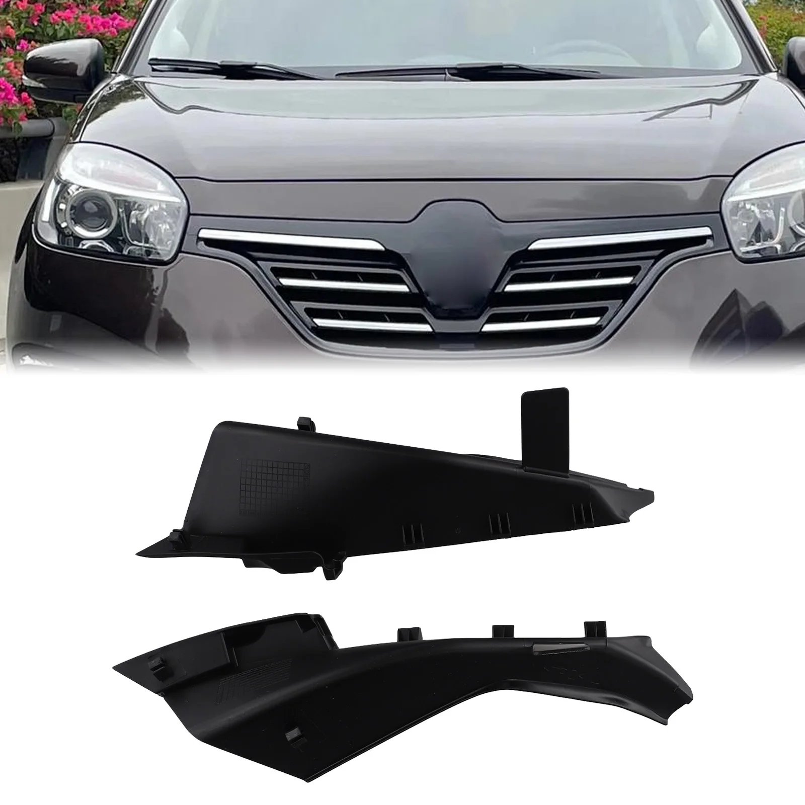 1 шт. накладки на переднее стекло левого и правого автомобиля для Koleos HY 2007-2016