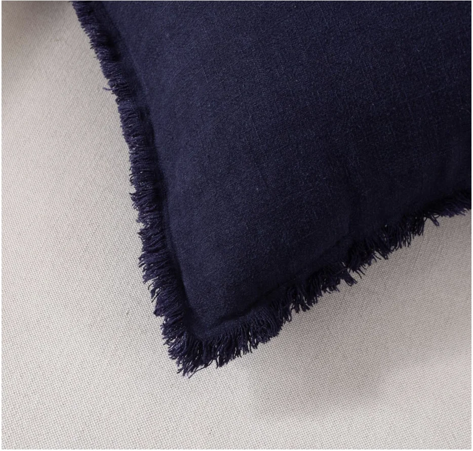 Наволочка-12x20 дюймов льняная поясничная декоративная подушка в стиле бохо с