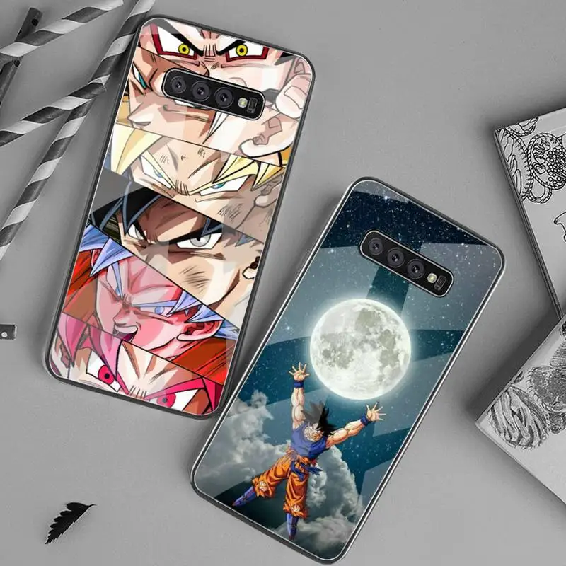 Чехол для телефона Dragon Ball Z Super Son Goku DBZ закаленное стекло Samsung S20 Plus S7 S8 S9 S10 Note 8 9 10 |