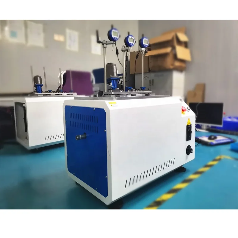 Пластиковый жесткий каучук нейлон тестер Soft Point HDT и VICAT 3 рабочие позиции