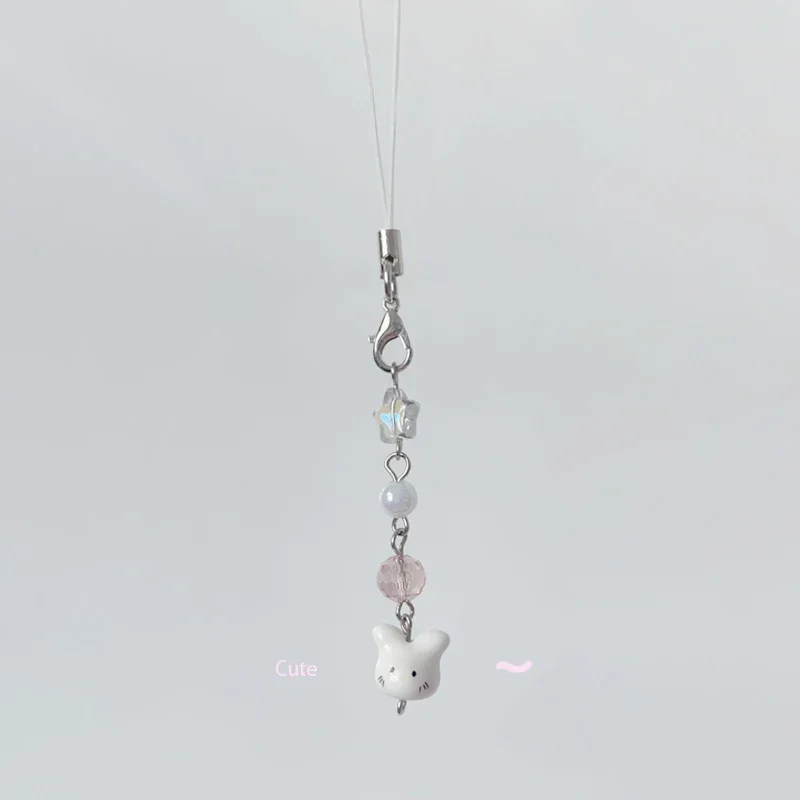 Подвеска для телефона с милым котом/брелок в подарок y2k