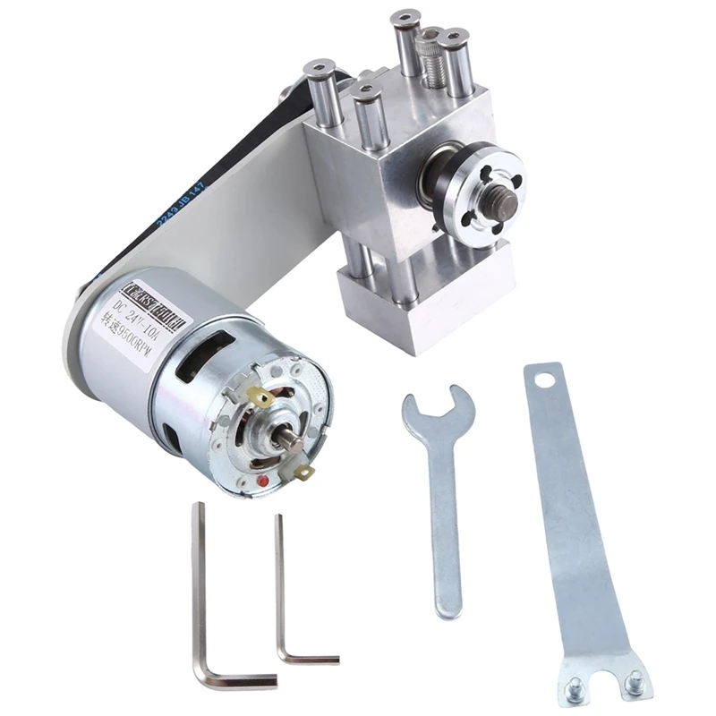 Мини-алюминиевая настольная пила подъемный шпиндель сделай сам резка полировка