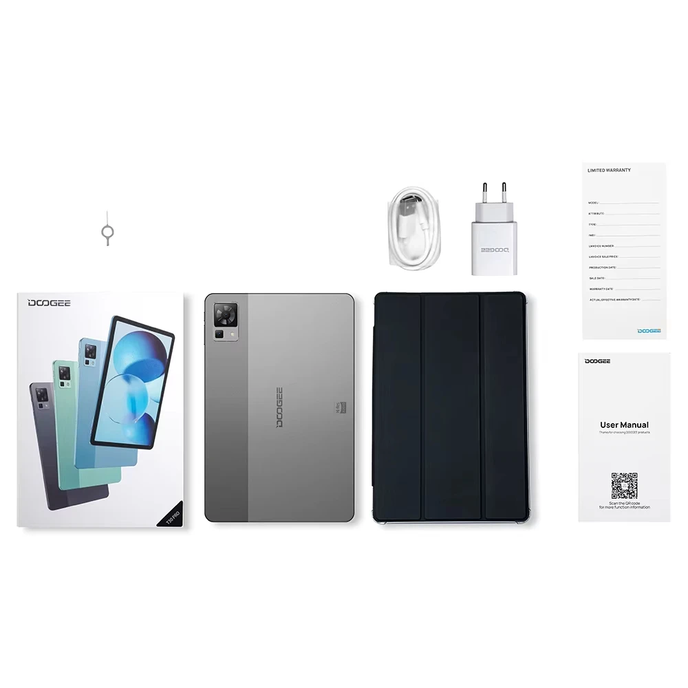 Глобальная версия планшета DOOGEE T30 Pro 11'' с разрешением 2.5K, сертифицированным TÜV, высококачественными динамиками, аккумулятором Widevine L1 8580 мАч, 8 ГБ оперативной памяти и 256 ГБ встроенной памяти, Android (art.: 3920db0ce6703) - 3920db0ce6703