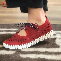 fashion sneakers shoes for women flats breathable mesh casual shoes woman lace up comfortable trainers ladies shoes