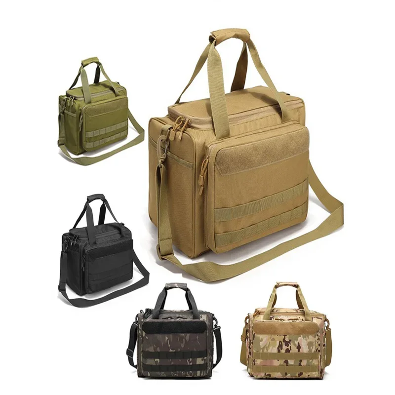 

Military Tactical Handgun Bag Waterproof Shoulder Bag Tactical Accessories Training Shooting Range Shooting Supplies