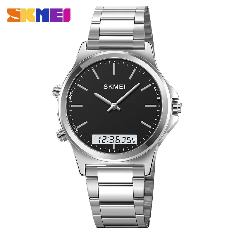 

SKMEI Fashion 3 Time Countdown Timer Digital Wristwatches Mens Back Light Sport Watch Waterproof Alarm Clock relogio masculino