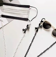 fashion glasses chain anti lost mask lanyard lovely bow knot charm sunglasses strap holder neck cord eyewear jewelry gift