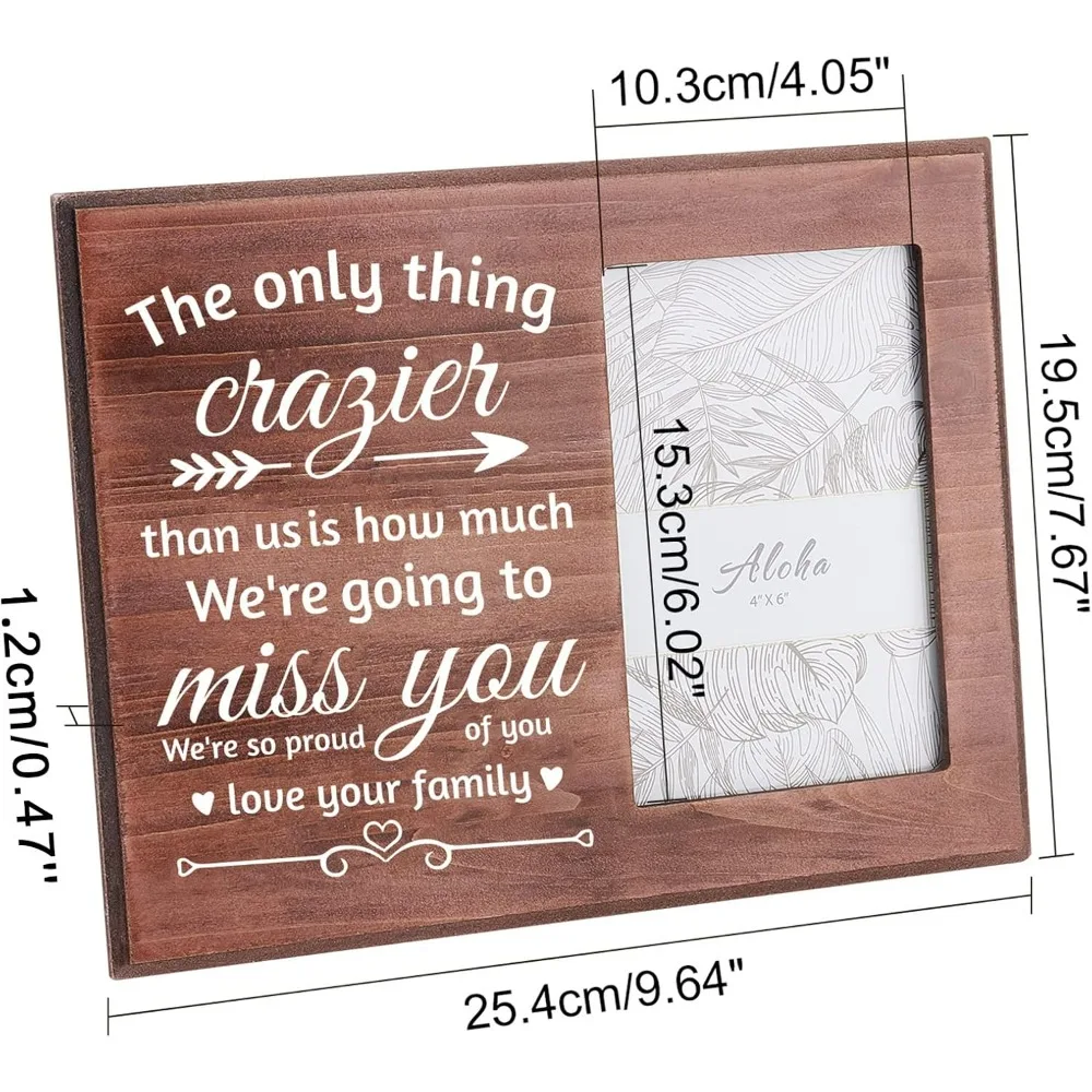 We Are Going To Miss You Рамка для фотографий Деревянная фоторамка размером 4x6 дюймов