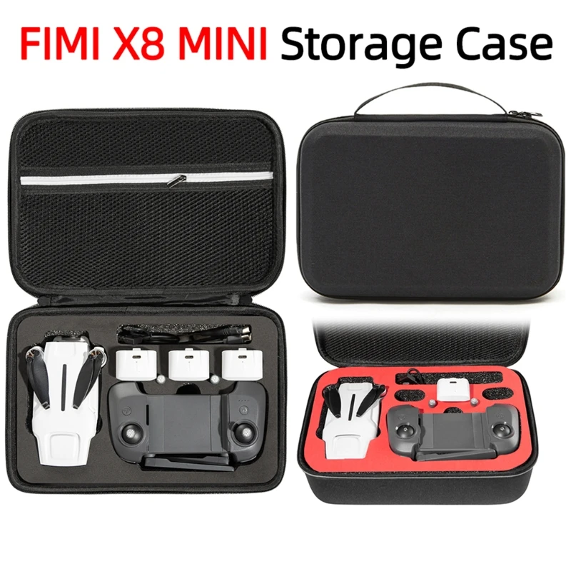 

Hard Shell Carrying Case Portable Waterproof Storage Bag Shoulder Bags Compatible for FIMI X8 Mini Drone and Accessories
