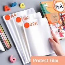 5 Sheets A4 A5 B5 Textbook Notebook Covers Book Cover Waterproof Planners Book Case Students Wrapping Films Protector Stationery