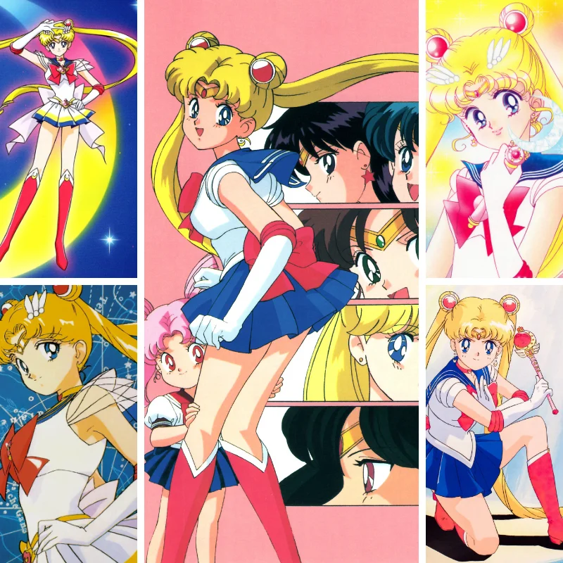 

Sailor Moon 5D Diamond Painting Small Lady DIY Mosaic Art Home Decor Novelties Gift Cartoon Anime Girls Retro Style Vaporwave