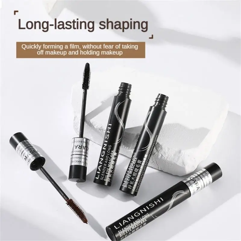 

Mascara No-blooming Big Eye Mascara 2 Color Cosmetics Black Brown Mascara Quick Dry Eyelashes Lengthening Eyes Makeup Waterproof
