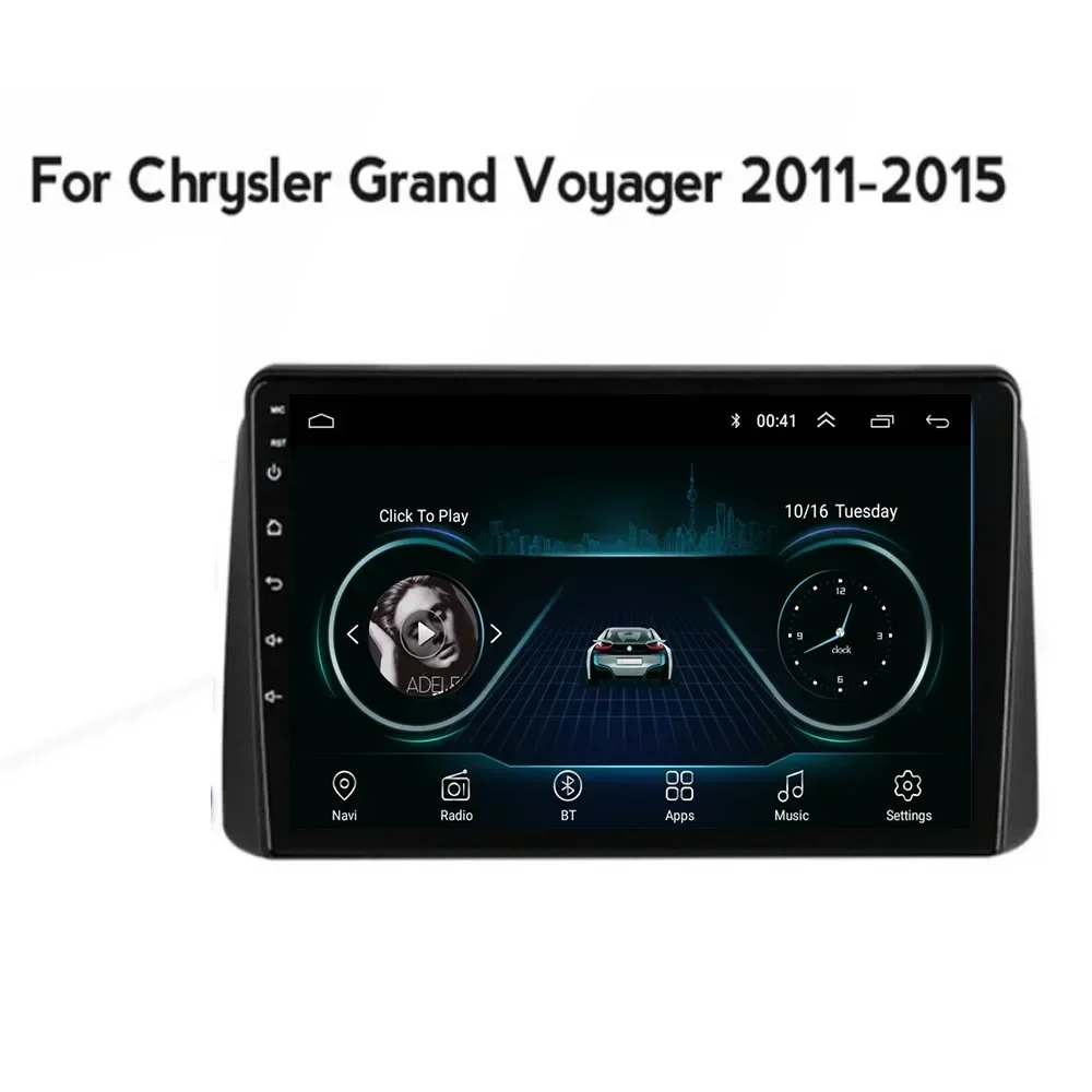Android 13 2din Автомобильный радиоприемник с GPS-видео Мультимедийный плеер для Chrysler Grand