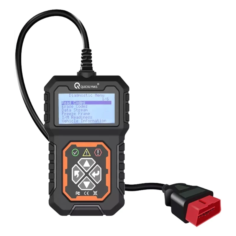 

Portable OBD2 Scanner Auto Check Car Engine Clear Fault Code Reader Automotives- Diagnostic Scan Tester Tool Durable J60F
