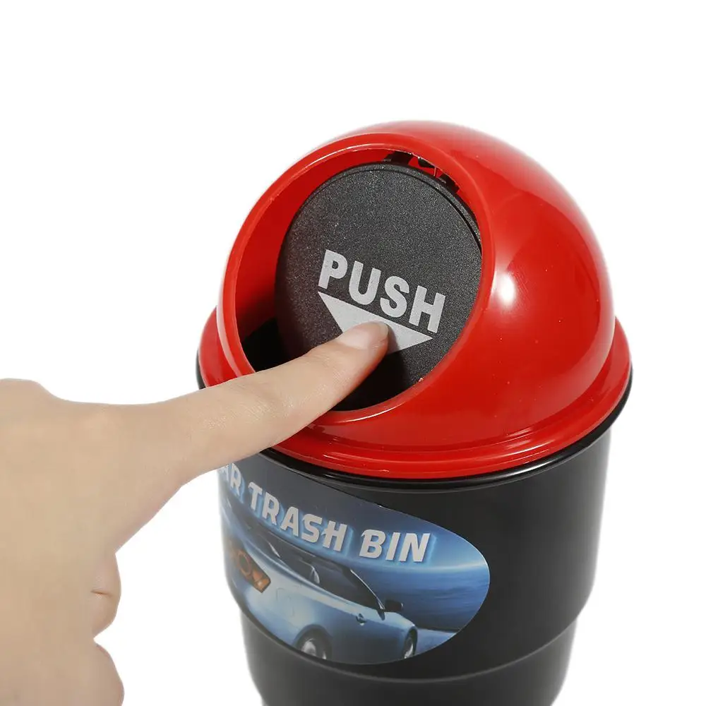 

Dropship Universal Auto Car Trash Can Garbage Mini Dust Bin Coin Holder Ashtray Cup Home & Office Car Accesories Phone Mount Car