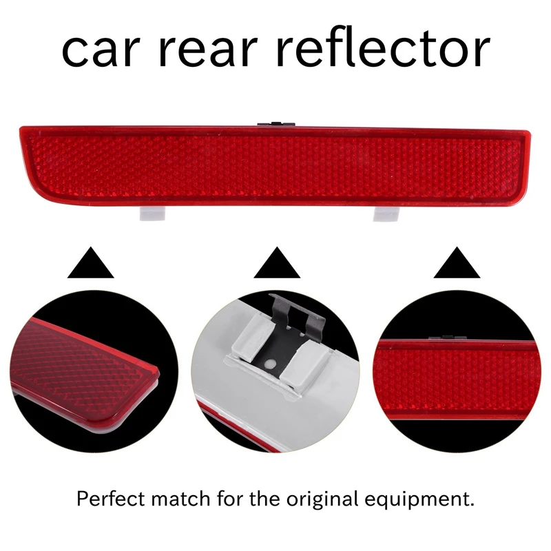 1 пара красных отражателей заднего бампера для Land Rover Range L322 Freelander номер детали: LR