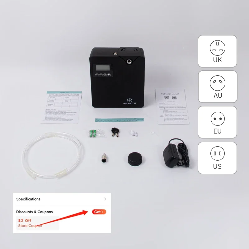 

Аромадиффузор AROMA TUNNEL НМТ-067 черный/белый