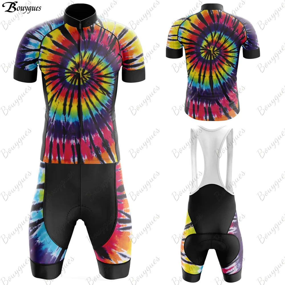 

Комплект одежды для велоспорта мужской, тенниска из Джерси премиум-класса с коротким рукавом, костюм для горного велосипеда, одежда для вел...