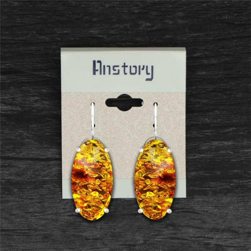 Винтажные серьги в форме глаз с подвеской