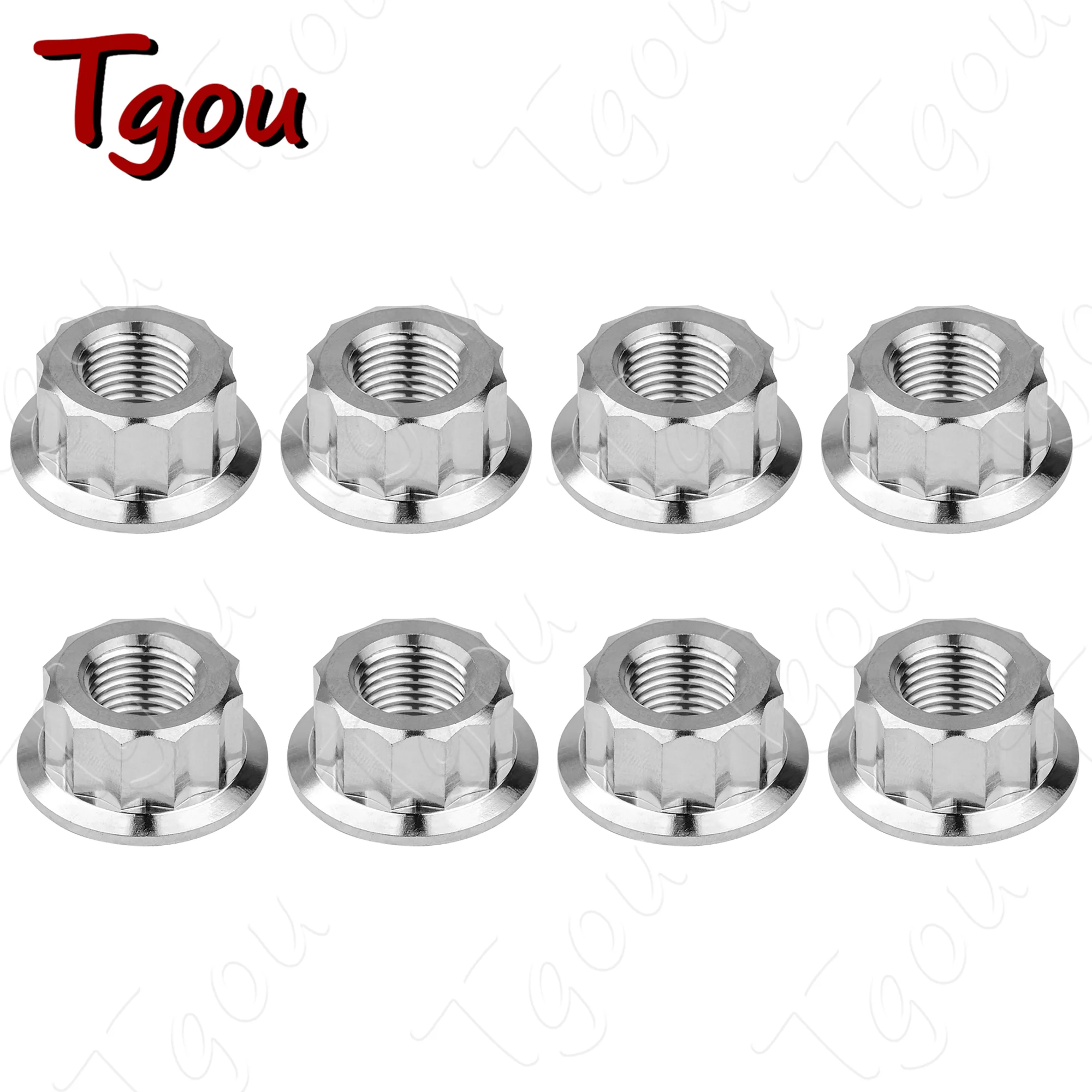 

Tgou Титановые гайки M5 M6 M8 M10 M12 8 шт.