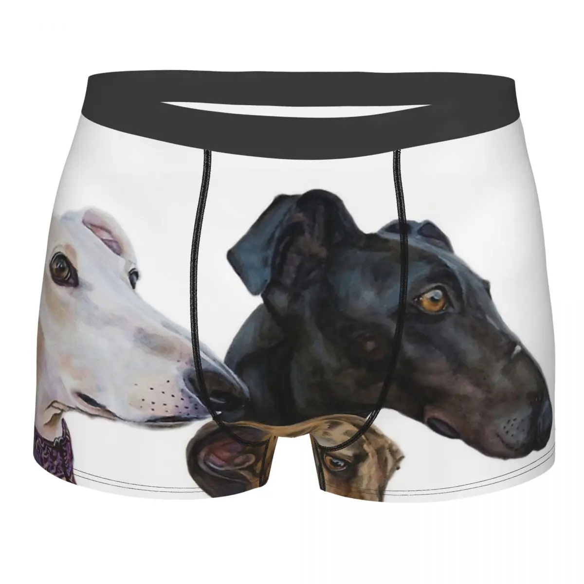 

Мужские трусы-боксеры Galgos, нижнее белье с изображением yhound Greyhounds Dog, воздухопроницаемые, высокого качества, подарок на день рождения