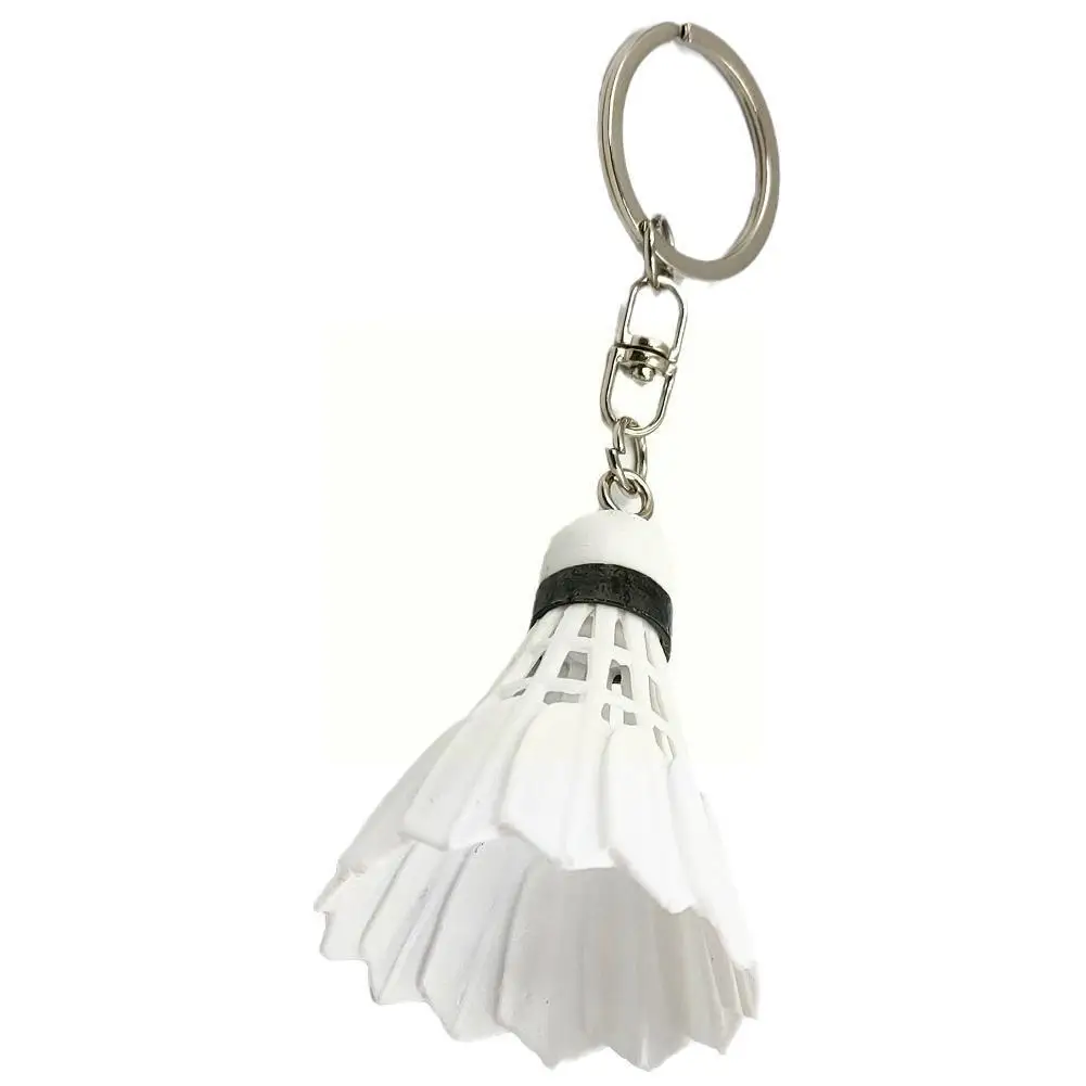 

1pcnew 3d Simulation Mini Badminton Keychain Bag Hanging Ornament Keyrings G0f6