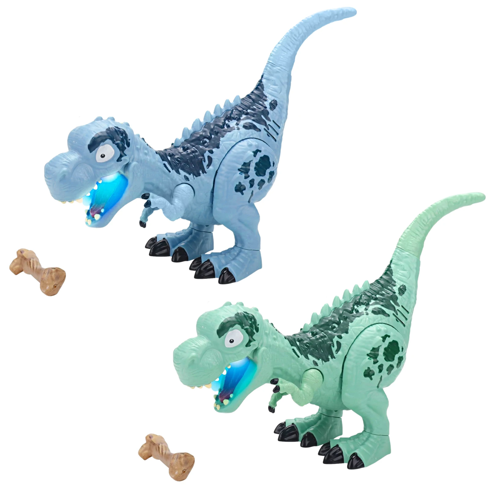 

Электрический динозавр, волнистый реалистичный Велоцираптор, игрушка динозавра со светодиодный Ной подсветкой, подарок для мальчиков и де...