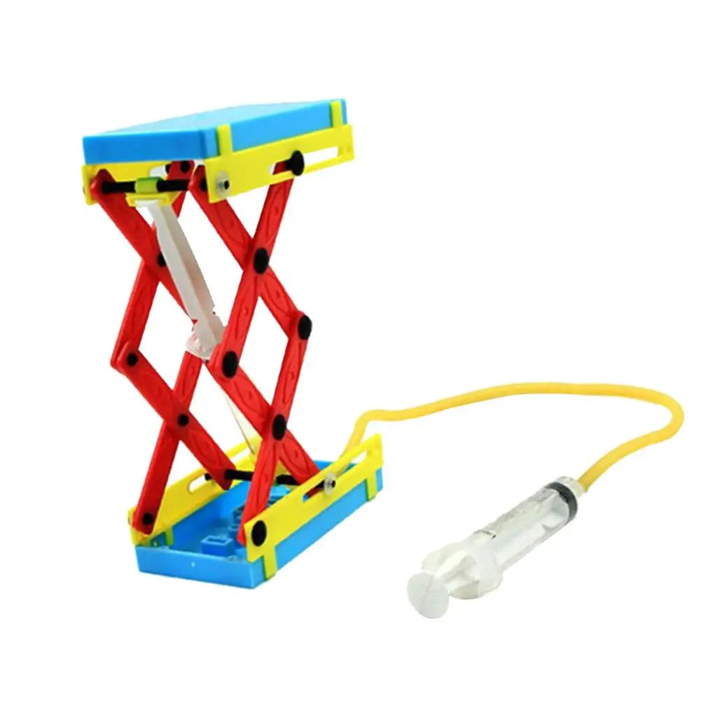 

Handcrafted DIY Lifting Crane Children Scientific Toy Education Supplies