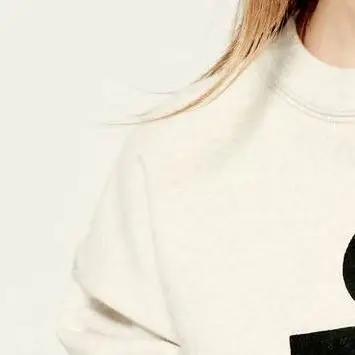 

2023 New Women Cotton Black White 2 Color O-Neck Flocking Letter Printing Pulloves Loose Straight Classic Sweatshirts
