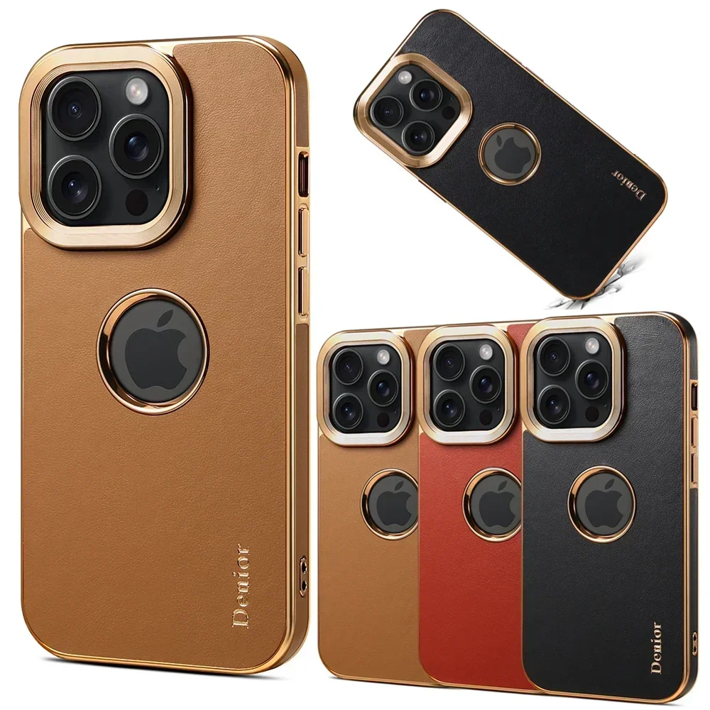 Кожаный чехол для IPhone 14 15 Plus 12 13 Pro Promax Iphone15 Pm