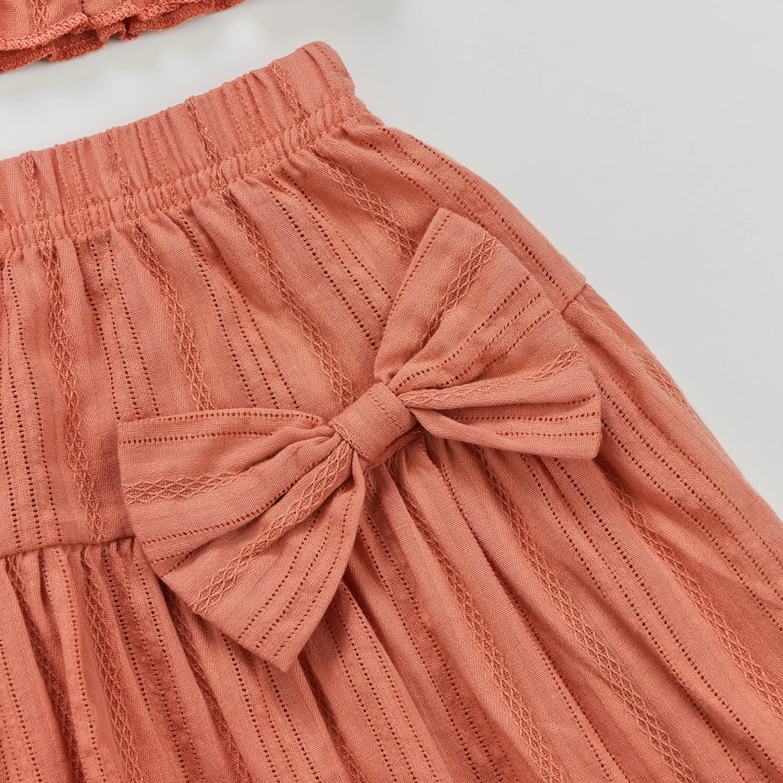 2 шт. детские летние наряды с коротким рукавом и юбкой |