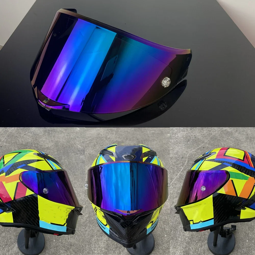 

Pista GP RR viseiras capacete Шлем Защитный козырек Лобовое стекло для AGV PISTA CORSA R RACE3 Высокопрочный щиток