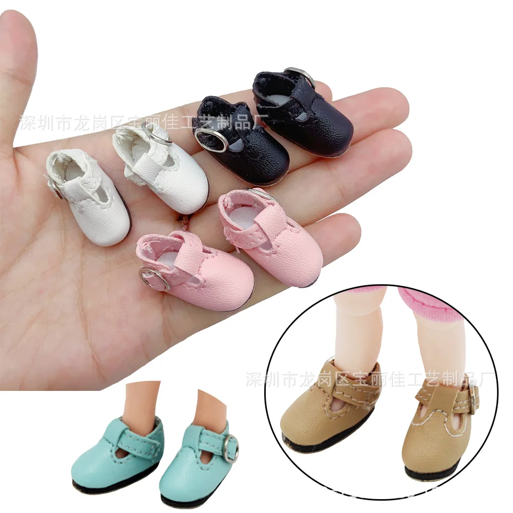 

2.8cm 1/8 BJD Ob11 Doll Leather Shoes for Obitsu11 GSC DOD Body Dolls Socks OB11 Princess Shoes Clothes Dolls Accessories Toys