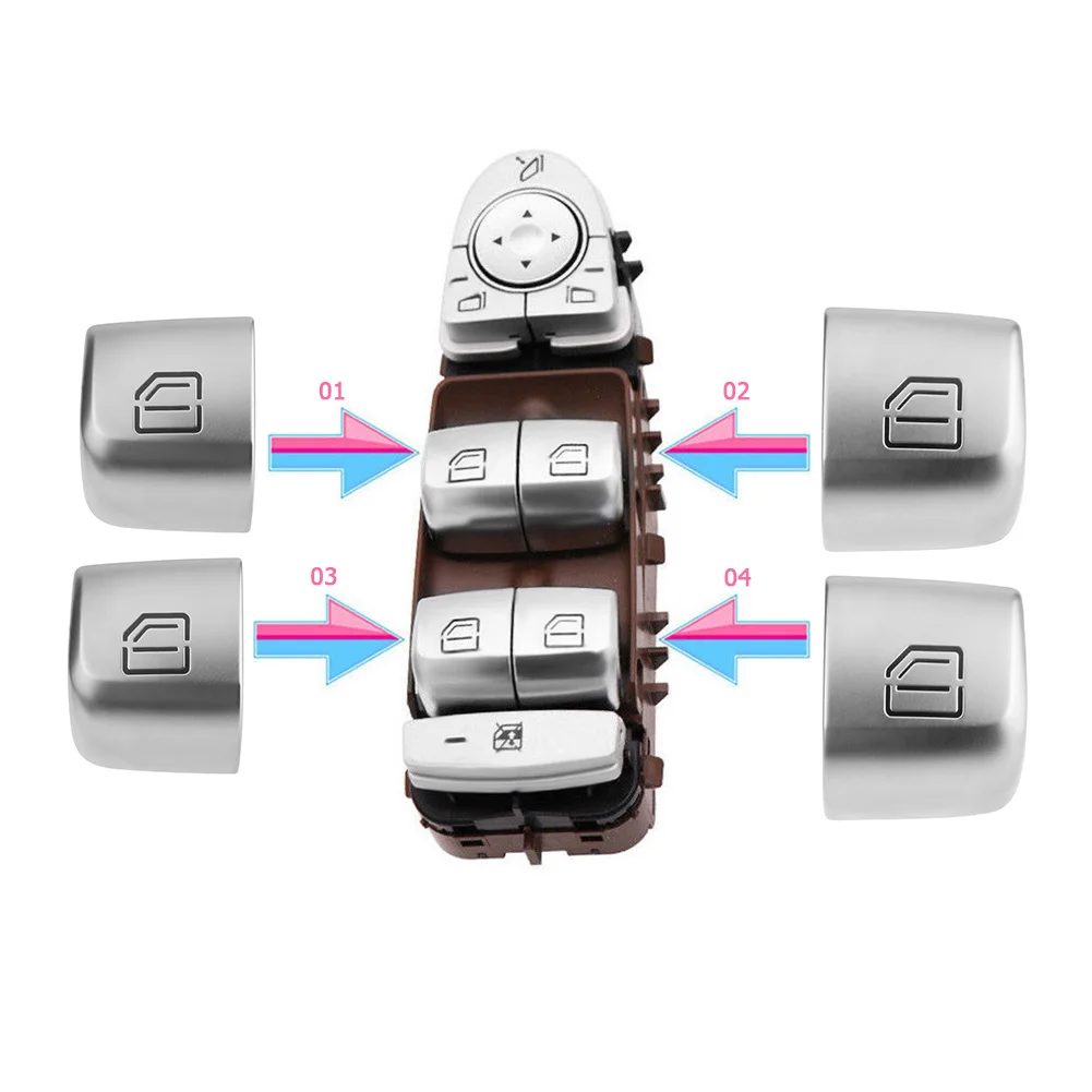 

Кнопка переключателя главного окна для замены крышки FL для Mercedes Benz C Class W205 C200 GLC W253